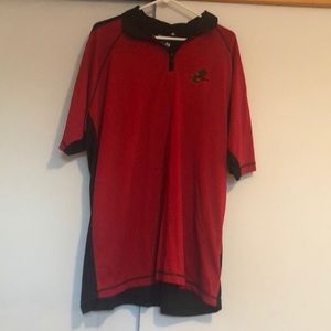 Quarter zip up golf tee